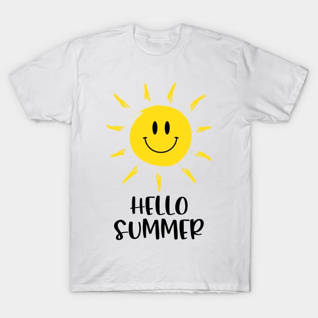 Hello Summer T-Shirt by aborefat2018